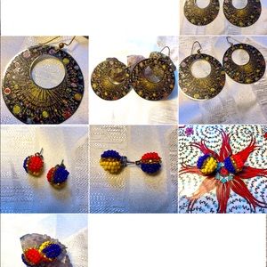 BUNDLE! Italian & Colombian Earring Lot Set